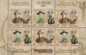 Serbia Mi.0194-195 Arkusik czysty** Europa Cept