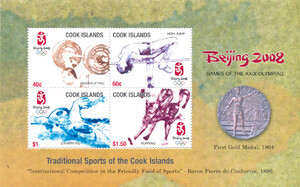 Cook-Islands Mi.1606-1609 Blok 217 czyste**