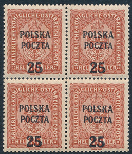 0038 w czwórce atest 263/25 czysty** Wydanie krakowskie