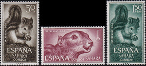 Hiszpania - Sahara Mi.0267-269 czyste**