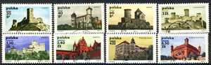 znaczki pocztowe 1911-1918 kasowane Zamki polskie