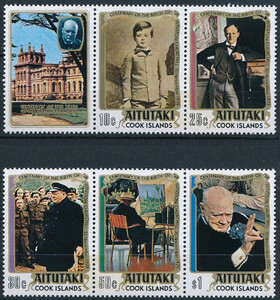 Aitutaki Mi.0126-130 C czyste**