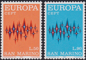 San Marino Mi.0997-998 czyste** Europa Cept