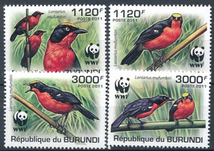 Burundi Mi.2126-2129 czyste**