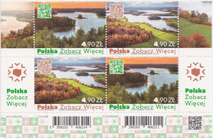 5400-5401 w czwórce II nazwa emisji i QR czysty** Polska Zobacz Więcej