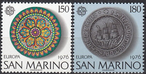San Marino Mi.1119-1120 czyste** Europa Cept