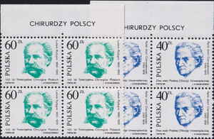 3073-3074 nazwa emisji czwórki czyste** Chirurdzy polscy
