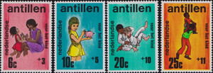 Antillen Nederlandse Mi.0224-0227 czyste**