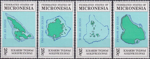 Micronesia Mi.0001-4 czyste**