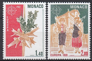 Monaco Mi.1473-1474 czyste** Europa Cept