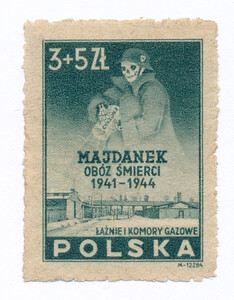 0403 papier biały średni x czysty** Obóz śmierci w Majdanku