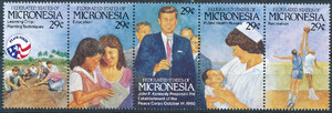 Micronesia Mi.0254-258 pasek czyste**