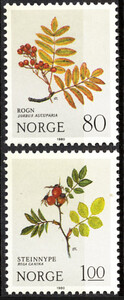 Norwegia Mi.0825-826 czyste** znaczki