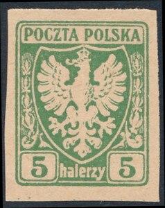 0057 czysty Orzeł na tarczy heraldycznej