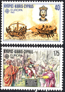 Cypr Mi.0566-567 czyste** Europa Cept