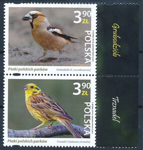 5289-5291 parka pionowa czyste** Ptaki polskich parków