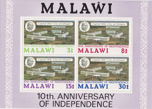 Malawi Mi.0220-223 Blok 37 czysty**