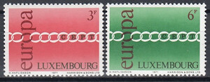 Luksemburg Mi.0824-825 czyste** Europa Cept