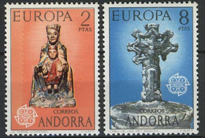 Andorra hiszpańska 088-89 czyste** Europa Cept