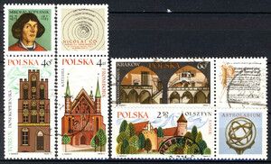 znaczki pocztowe 1940-1943 kasowane Turystyka - na szlaku Kopernika
