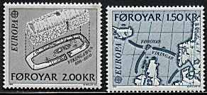 Faroer Mi.0070-71 czyste** Europa Cept