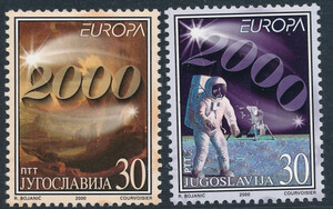 Jugosławia Mi.2975-2976 czyste** Europa Cept