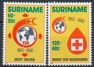 Surinam Mi.1280-1281 czyste**