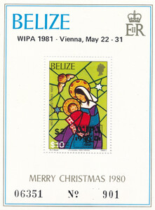 Belize Mi.0543 Blok 29 czyste** wydanie przedrukowe