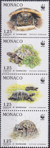 Monaco Mi.2046-2049 pasek czyste** 