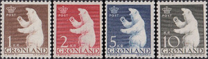Gronland Mi.0058-61 czyste** Czesław Słania