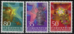 Liechtenstein 0884-886 czysty**
