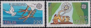 Włochy Mi.1657-1658 czyste** Europa Cept