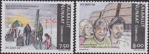 Gronland Mi.0485-486 czyste** znaczki pocztowe