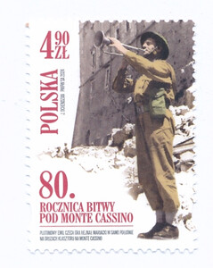5384 czysty** 80 rocznica bitwy pod Monte Cassino