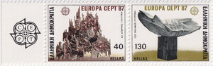 Grecja Mi.1651-1652 A margines I parka czysta** Europa Cept