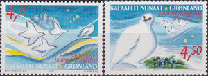 Gronland Mi.0374-375 czyste** znaczki tematyczne
