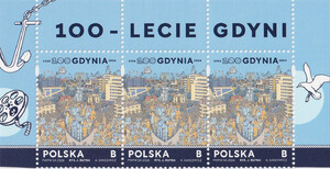 5504 pasek nazwa emisji czysty** 100-lecie Gdyni