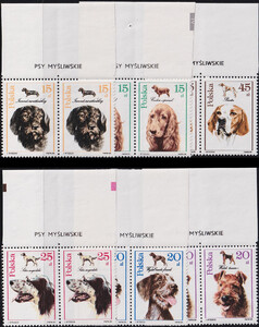 3049-3054 nazwa emisji parki czyste** Psy myśliwskie