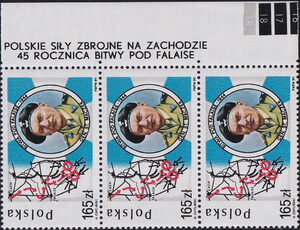 3065 nazwa emisji pasek (3) czysty** 45. rocznica bitwy pod Falaise (II)