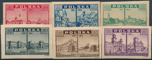 0380-385 czyste** Zniszczenia wojenne Warszawy 