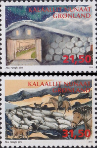 Gronland Mi.0672-673 czyste**