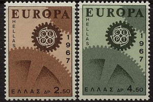 Grecja Mi.0948-949 czyste** Europa Cept