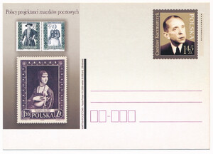 Cp 1477 czysta Polscy projektanci znaczków pocztowych