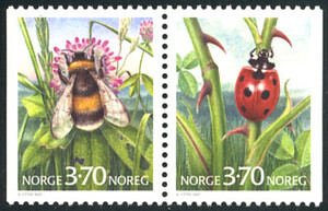 Norwegia Mi.1235-1236 czyste** znaczki