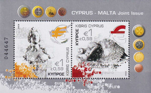 Cypr Mi.1119-1120 Blok 28 czyste**