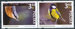 5214-5215 parka pozioma czyste** Ptaki polskich parków