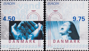 Dania Mi.1277-1278 czyste** Europa Cept