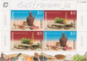 Bośnia i Hercegowina - Chorwacka Poczta Mi.0154-155 Blok 6 czysty** Europa Cept