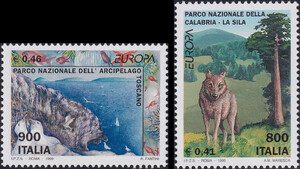 Włochy Mi.2620-2621 czyste** Europa Cept