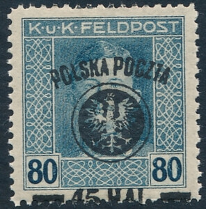 0025 a ZL 12½ przesunięcie nadruku czysta** II wydanie lubelskie 744/25